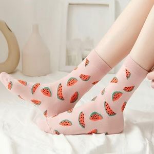 Urban Outfitters Watermelon Pink Print Crew Socks Unisex Girls Women’s Teen NEW